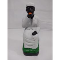 Imagem Preta Velha Mae Benta Escultura Gesso 20 Cm