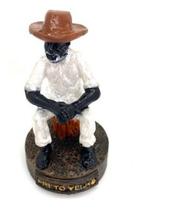 Imagem Preto Velho Escultura Resina Estatua 08 Cm