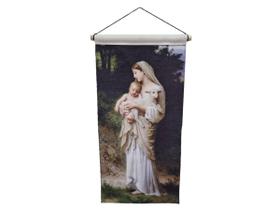 Imagem Quadro Inocência Nossa Senhora Divina Pastora Em Tecido