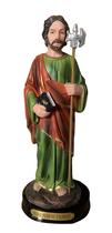 Imagem religiosa são judas tadeu de resina 14cm