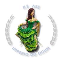 Imagem resina cigana 25cm - verde