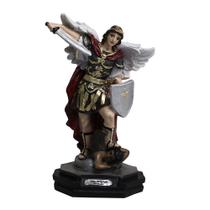 Imagem resina nacional são miguel arcanjo 20cm