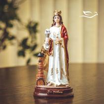 Imagem Resina Santa Bárbara 15cm Estatueta