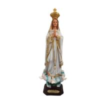 Imagem Sacra Em Resina De Nossa Senhora De Fátima