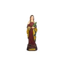Imagem Sacra Em Resina De Santa Luzia