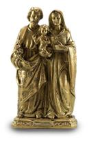 Imagem Sagrada Família 40cm Ouro Antigo Inquebrável