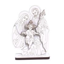 Imagem Sagrada Família em MDF 3D