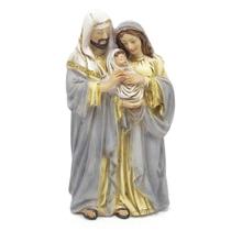 Imagem Sagrada Familia Importada Resina 13 cm