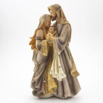 Imagem Sagrada Família Importada Resina 21 cm - Amém Decoração Religiosa