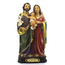 Imagem Sagrada Família Importada Resina 23 cm Imagem Sagrada Família Importada Resina 23 cm