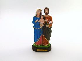 Imagem Sagrada Família Resina 15 cm - Amém Decoração Religiosa