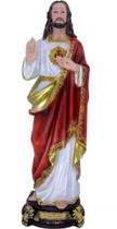 Imagem Sagrado Coração de Jesus - 22 cm -RESINA