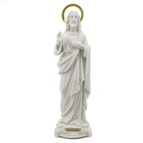 Imagem Sagrado Coração de Jesus Importada Resina 35 cm Imagem Sagrado Coração de Jesus Importada Resina 35 cm