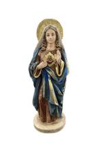 Imagem Sagrado Coração De Maria 22 Cm Estátua Barroca - Dr Decorações