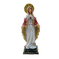 Imagem Sagrado Coração de Maria Resina 20 Cm