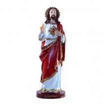 Imagem Sagrado Coração Escultura Resina 31 cm Imagem Sagrado Coração Escultura Resina 31 cm