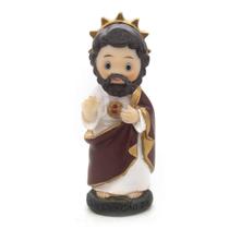Imagem Sagrado Coração Jesus Infantil Importada Resina 8 Cm Imagem Sagrado Coração Jesus Infantil Importada Resina 8 Cm