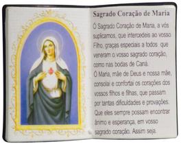 Imagem Sagrado Coração Maria Formato Livro Com Porta Caneta - Creative Dist