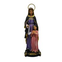 Imagem Santa Ana Com Auréola Resina 30 cm