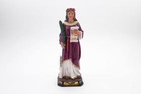 Imagem Santa Cecília Importada Resina 20 cm - Amém Decoração Religiosa