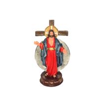 Imagem Santa Chagas de Jesus 15cm Resina - Porcerart