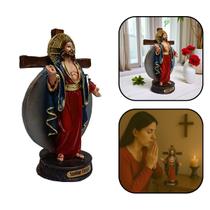 Imagem Santa Chagas de Jesus Resina 12 cm