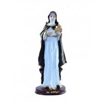 Imagem Santa Edwiges Escultura Resina Estátua 28 cm