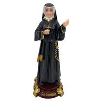 Imagem Santa Faustina Em Resina 16 Cm - Bialluz Presentes