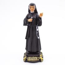 Imagem Santa Faustina Importada Resina 13,5 cm
