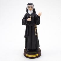Imagem Santa Faustina Resina 15 cm