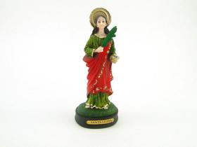 Imagem Santa Luzia Resina 15 Cm - Amém Decoração Religiosa