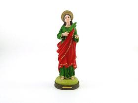 Imagem Santa Luzia Resina 32 Cm - Amém Decoração Religiosa