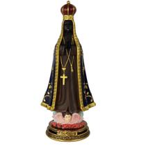 Imagem Santa Nossa Senhora Aparecida Pintada à Mão - 21cm