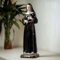 Imagem Santa Rita De Cássia 40cm Resina Importada Imagem Santa Rita De Cássia 40cm Resina Importada