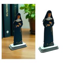 Imagem Santa Rita de Cássia de Mesa Madeira 14 cm