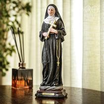 Imagem Santa Rita Resina Importada 30cm Imagem Santa Rita Resina Importada 30cm