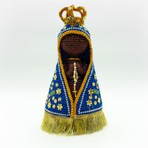 Imagem santinha em amigurumi croche feita a mao