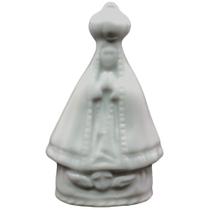 Imagem Santinha Nossa Senhora Aparecida Mãe Jesus Porcelana