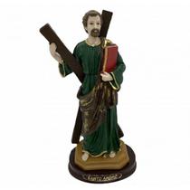 Imagem Santo André Resina Estátua 24 cm