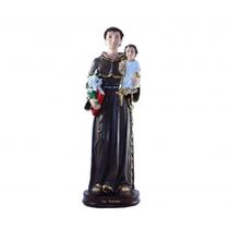 Imagem Santo Antônio Escultura Resina Estátua 31 cm Imagem Santo Antônio Escultura Resina Estátua 31 cm