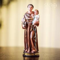 Imagem Santo Antônio Resina 20cm Importada Imagem Santo Antônio Resina 20cm Importada