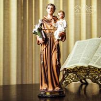 Imagem Santo Antônio Resina 30cm Importada - Sacro Imagem Santo Antônio Resina 30cm Importada - Sacro