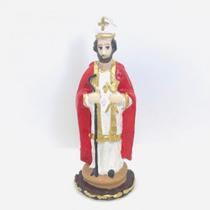 Imagem Santo Brás Escultura Resina Estátua 07 cm