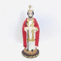Imagem Santo Brás Escultura Resina Estátua 07 cm