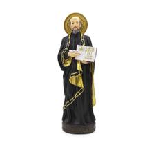 Imagem Santo Inácio de Loyola Importado Resina 20 cm - Amém Decoração Religiosa