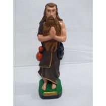 Imagem Santo Onofre Escultura Gesso Estatua 20 Cm