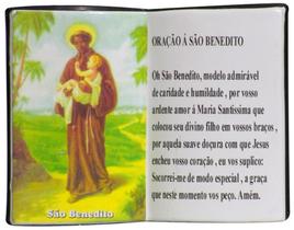 Imagem São Benedito Em Formato Livro Com Porta Caneta