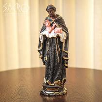 Imagem São Benedito Resina 30cm Importado Santo Imagem São Benedito Resina 30cm Importado Santo