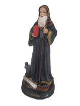 Imagem São Bento com Oração 12cm Resina