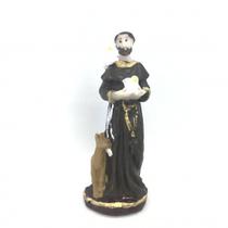 Imagem São Francisco de Assis Escultura Resina 07 cm Imagem São Francisco de Assis Escultura Resina 07 cm